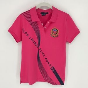 Ralph Lauren Pink Chicago Flag Polo NWT